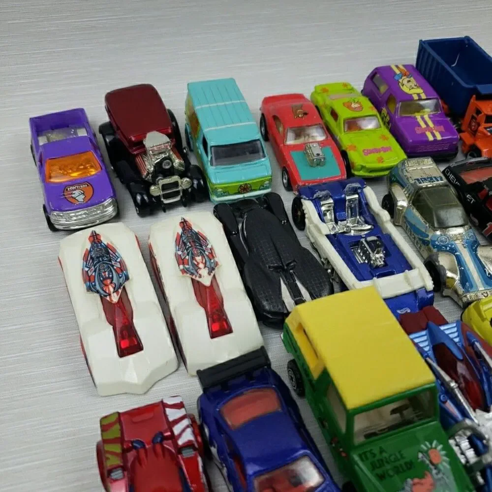Mix Lot Die Cast 56 Cars Trucks Hot Wheels Golden Lensey Majorette Toy